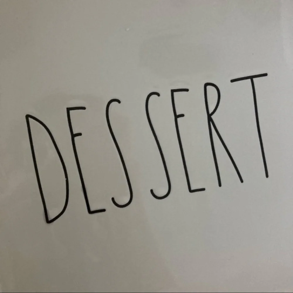 RAE DUNN Dessert Casserole Dish Baking Pan Tray